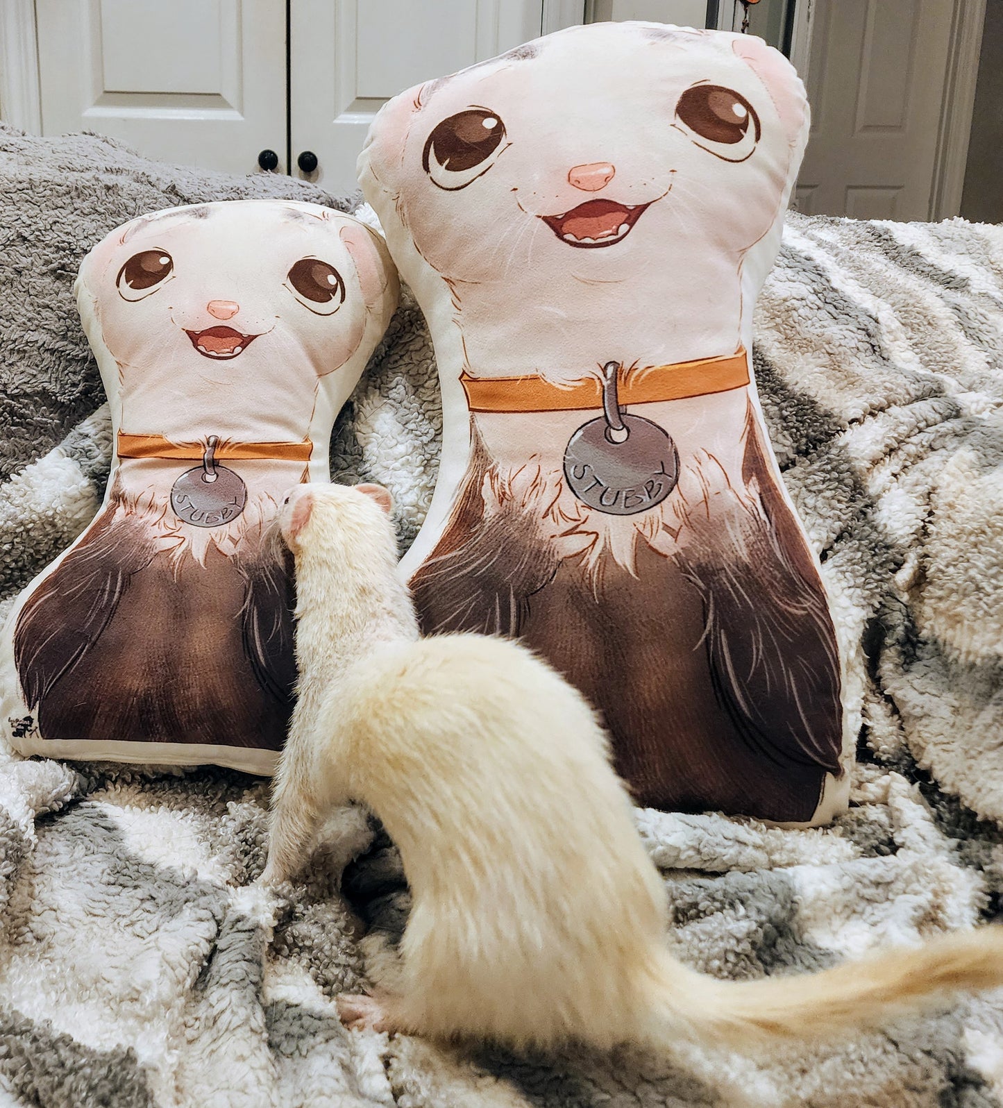 "My Name is Musky! Stubby's Story" Cuddle Me Pillow!