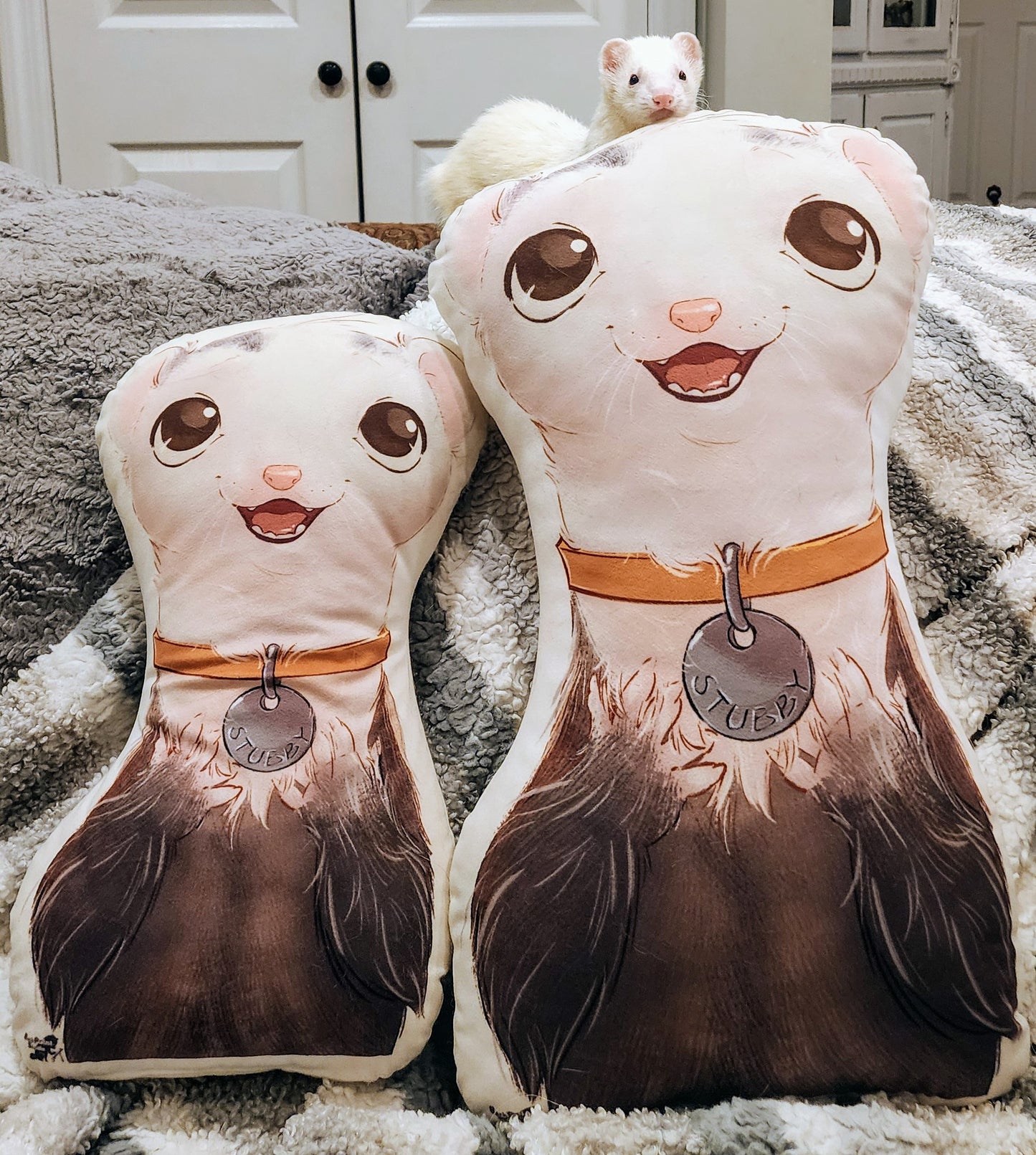 "My Name is Musky! Stubby's Story" Cuddle Me Pillow!