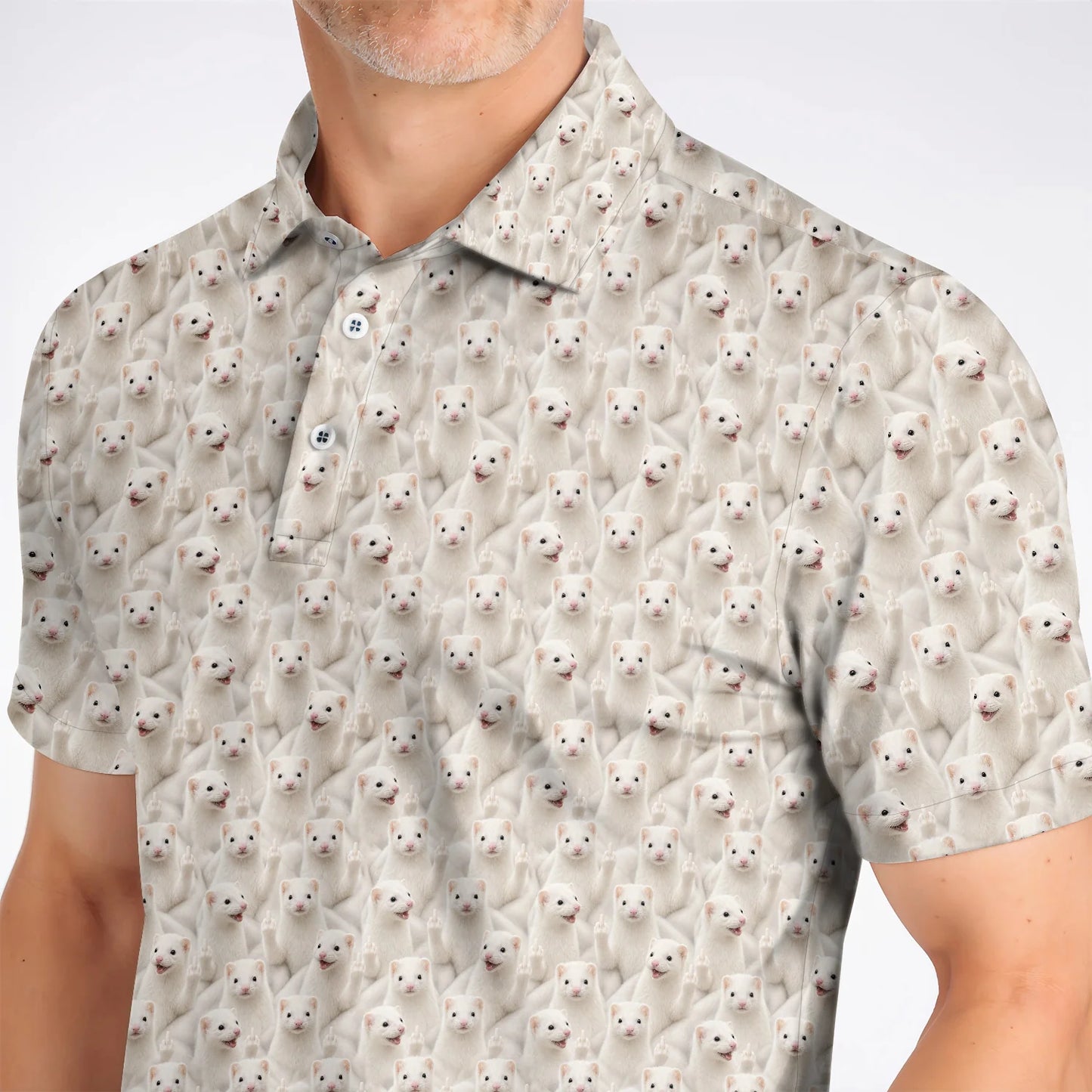 My Name is Musky! Stubby's Story F☆CK ANIMAL TESTING Polo Shirt!