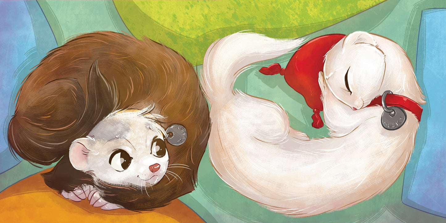 "My Name is Musky!" Stubby Loves Musky Blankie!