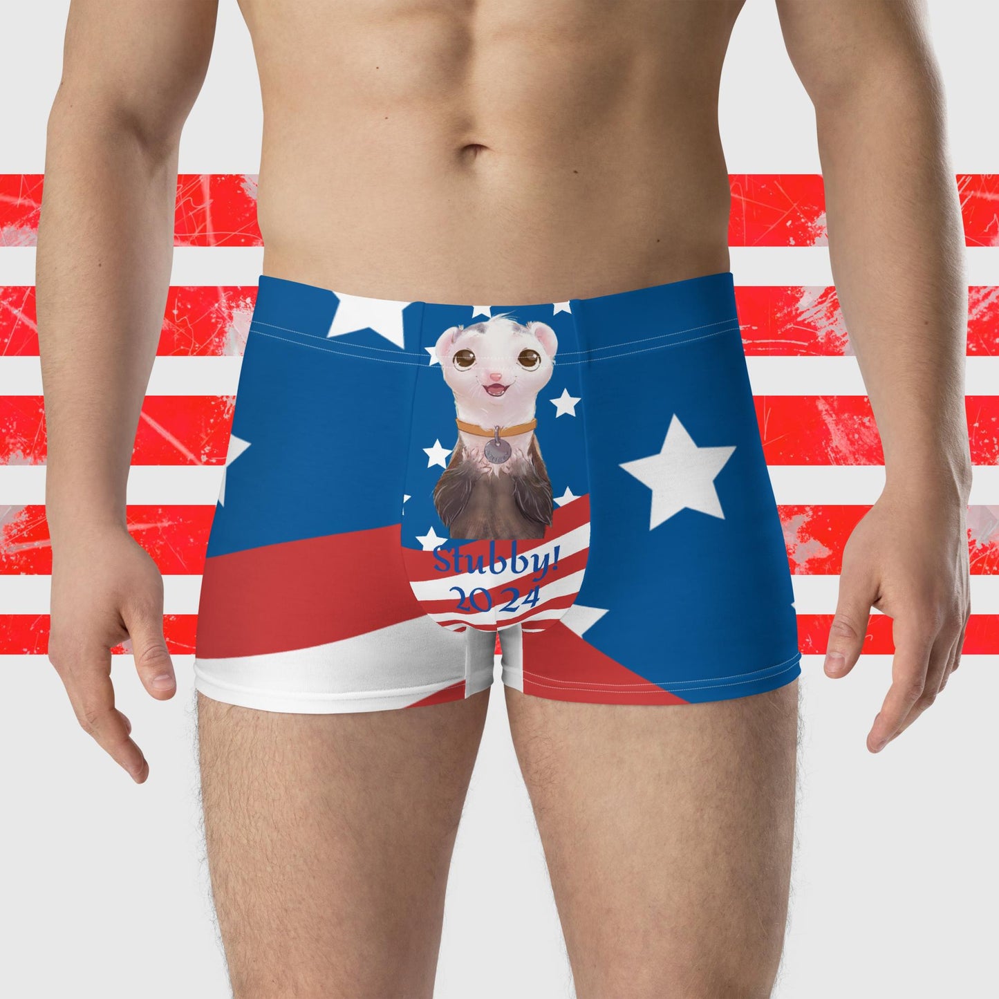 'My Name is Musky!" Stubby For President Boxer Briefs Underwear